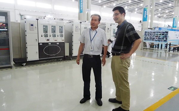 科陸電子公司領導到赫茲曼參觀、考察