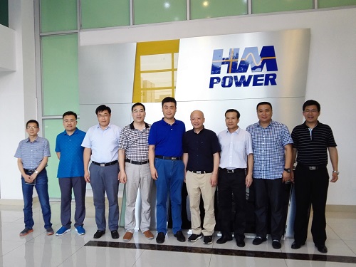 東方煙臺威思頓電氣股份有限公司領導專家們到赫茲曼電力參觀、考察